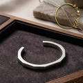 Minimalist Faceted Bangle